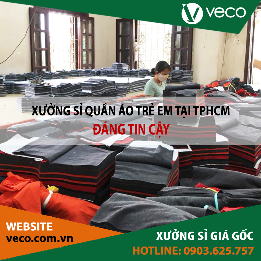 VECO-Xưởng sỉ quần áo trẻ em tại TPHCM